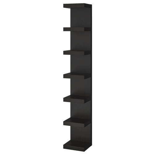Wall shelf unit lack top